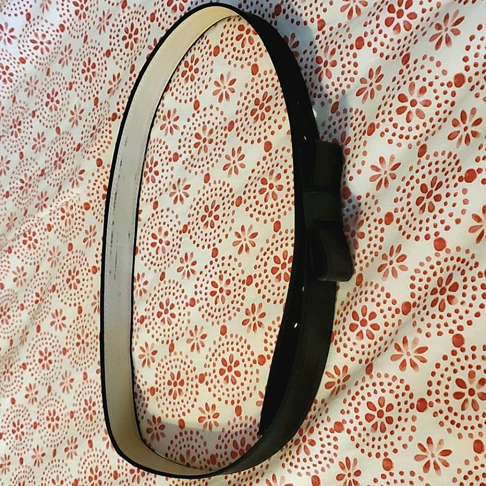 Kate Spade Black Bow Belt